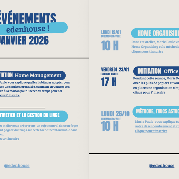 Evénements janvier 2026